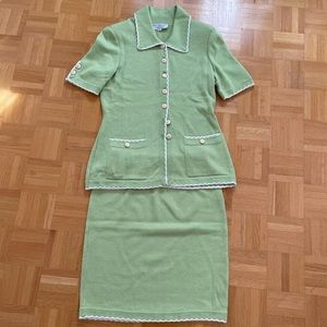 St. John Pistachio Suit Set